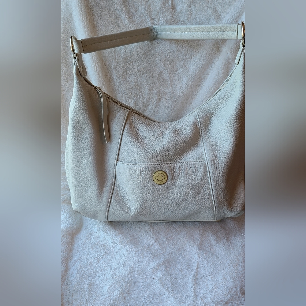 Isaac Mizrahi Genuine Leather Shoulder bag and Wristlet.